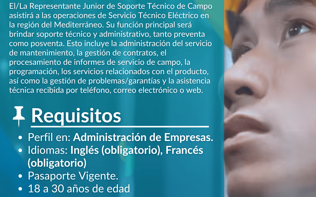 Representante Junior de Soporte Técnico