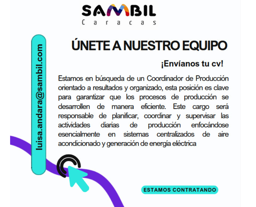 Coordinador de Producción
