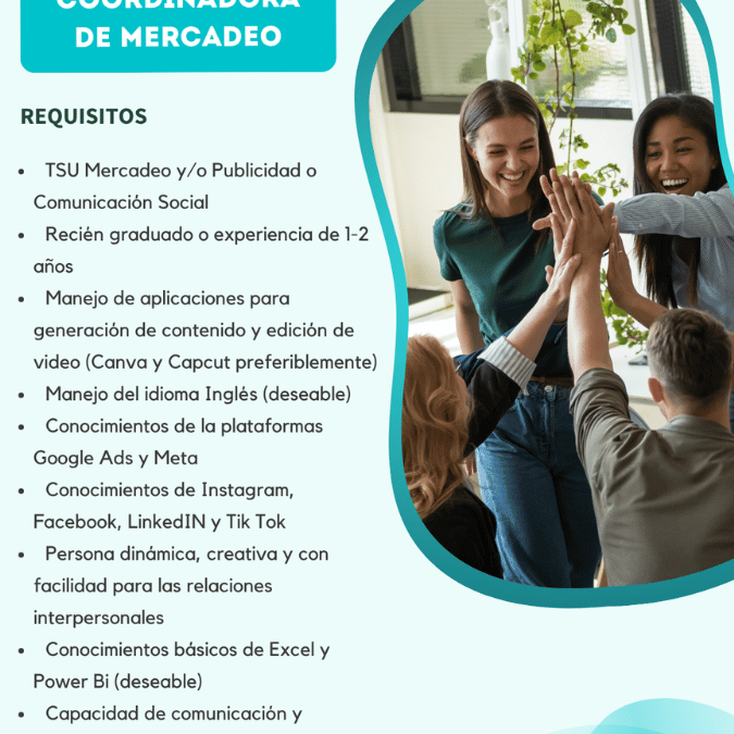 COORDINADOR DE MERCADEO