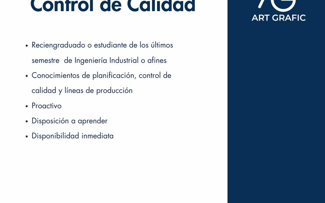 Analista de Control de Calidad