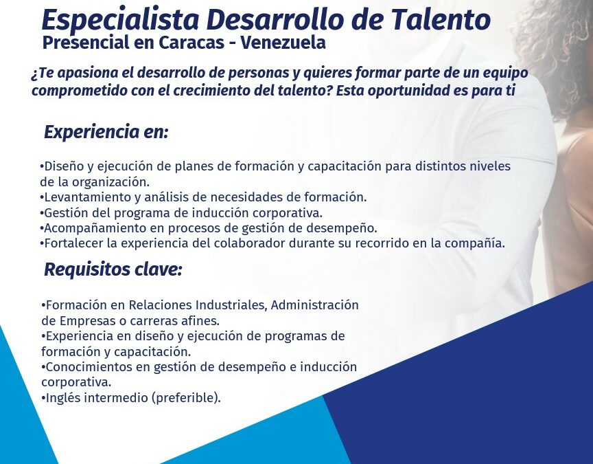 Especialista Desarrollo de Talento