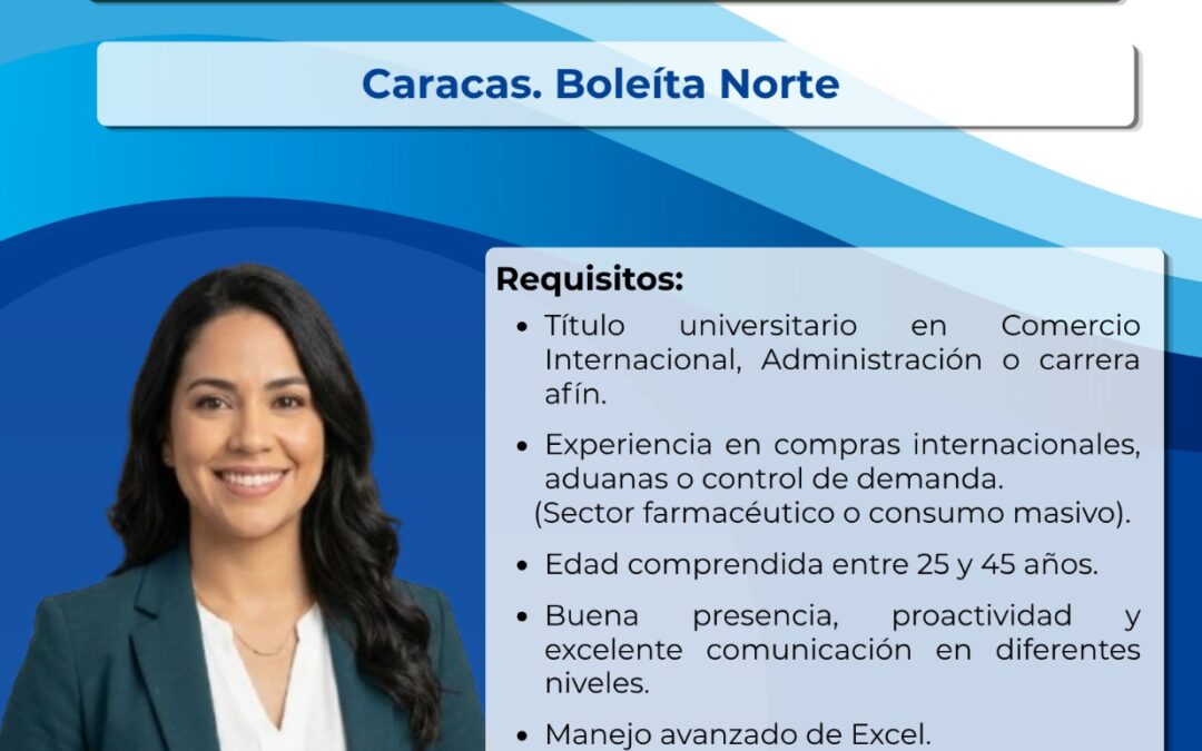 Analista de Compras Internacionales. Bilingüe
