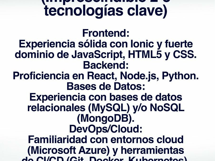Programador Full Stack