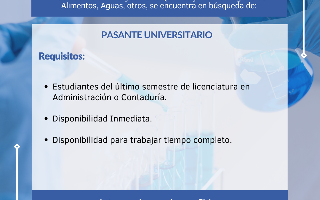 Pasante en Administración