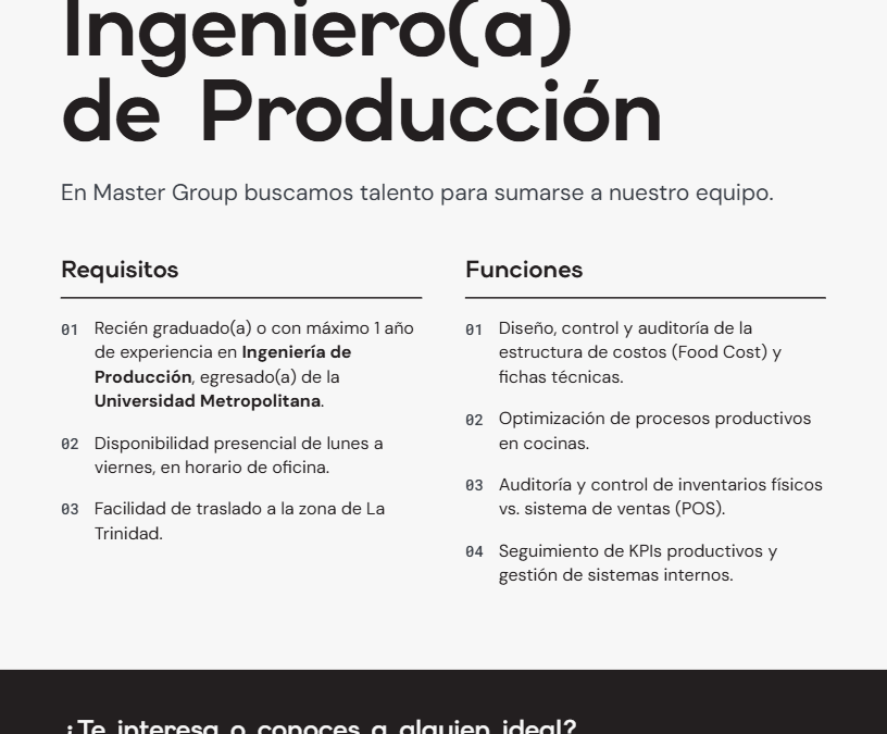 Ingeniero de Costos
