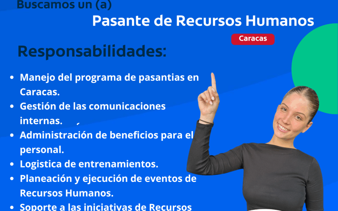 Pasante Recursos Humanos – Caracas