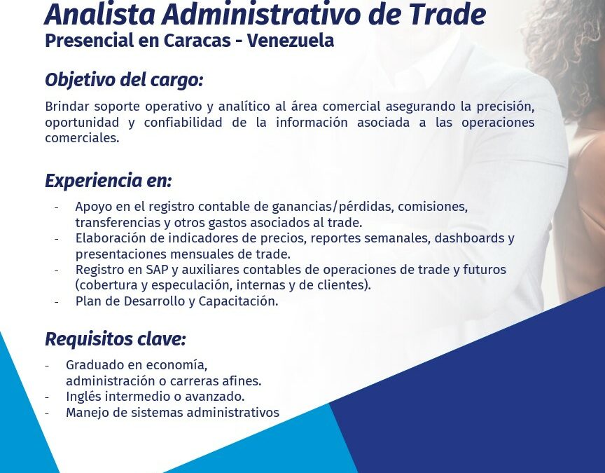 Analista Administrativo Trade