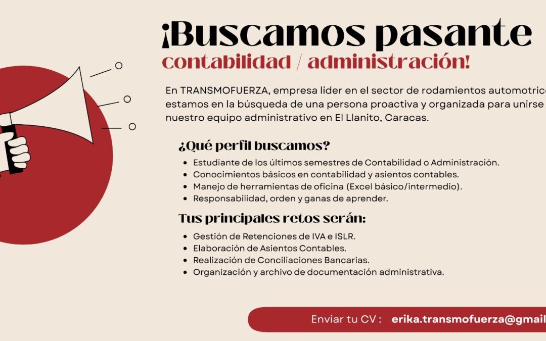 Auxiliar de contabilidad