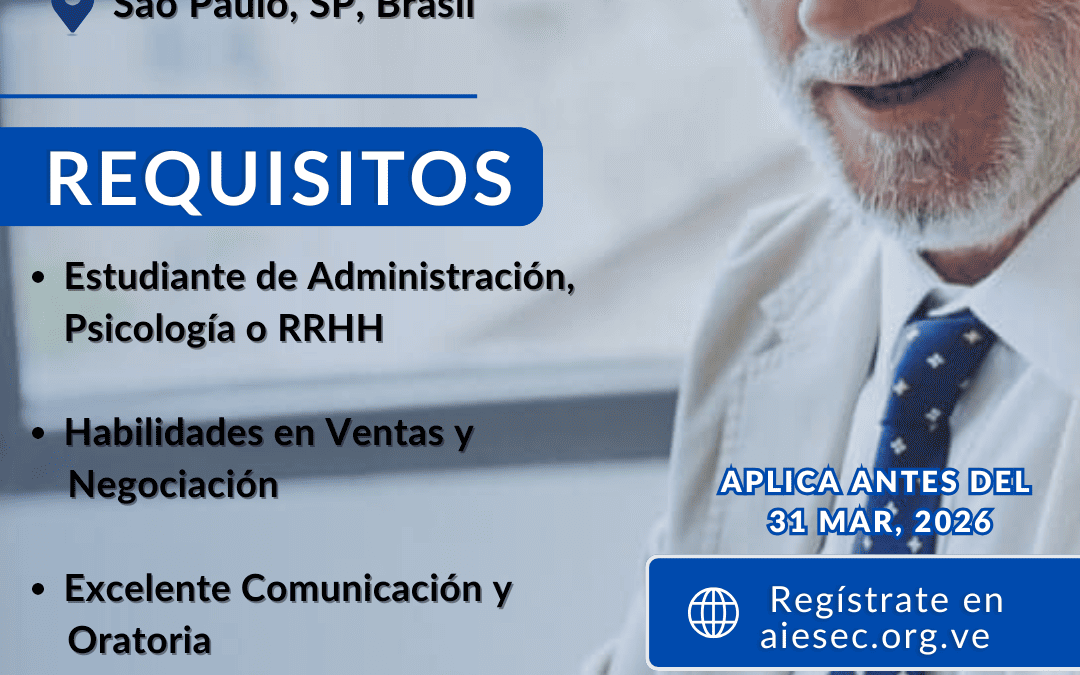 Pasante de Consultor Comercial y de Ventas