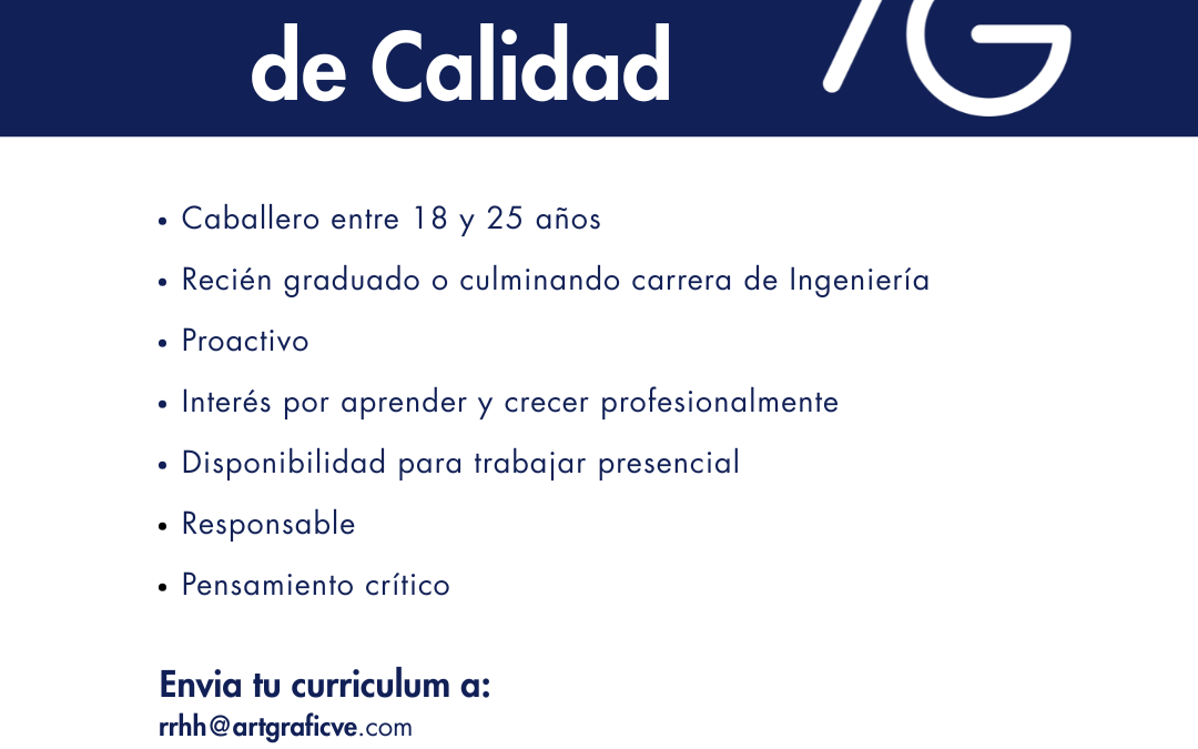 Analista de Control de Calidad